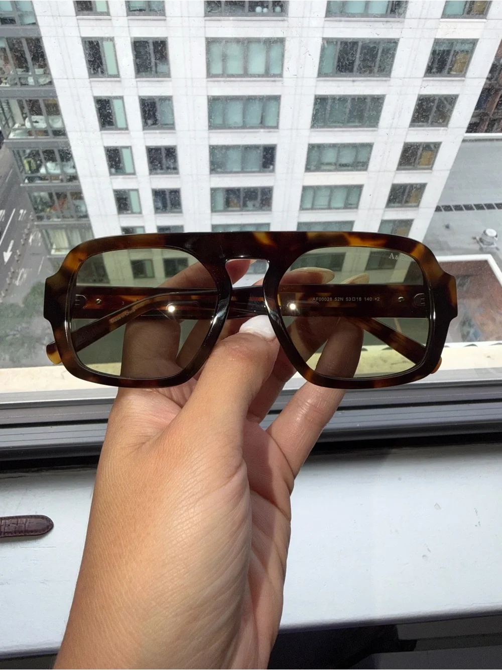Abercrombie & Fitch Dark Green Sunglasses